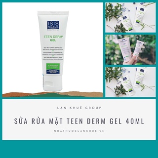 Sửa rửa mặt Teen Derm gel 40ml
