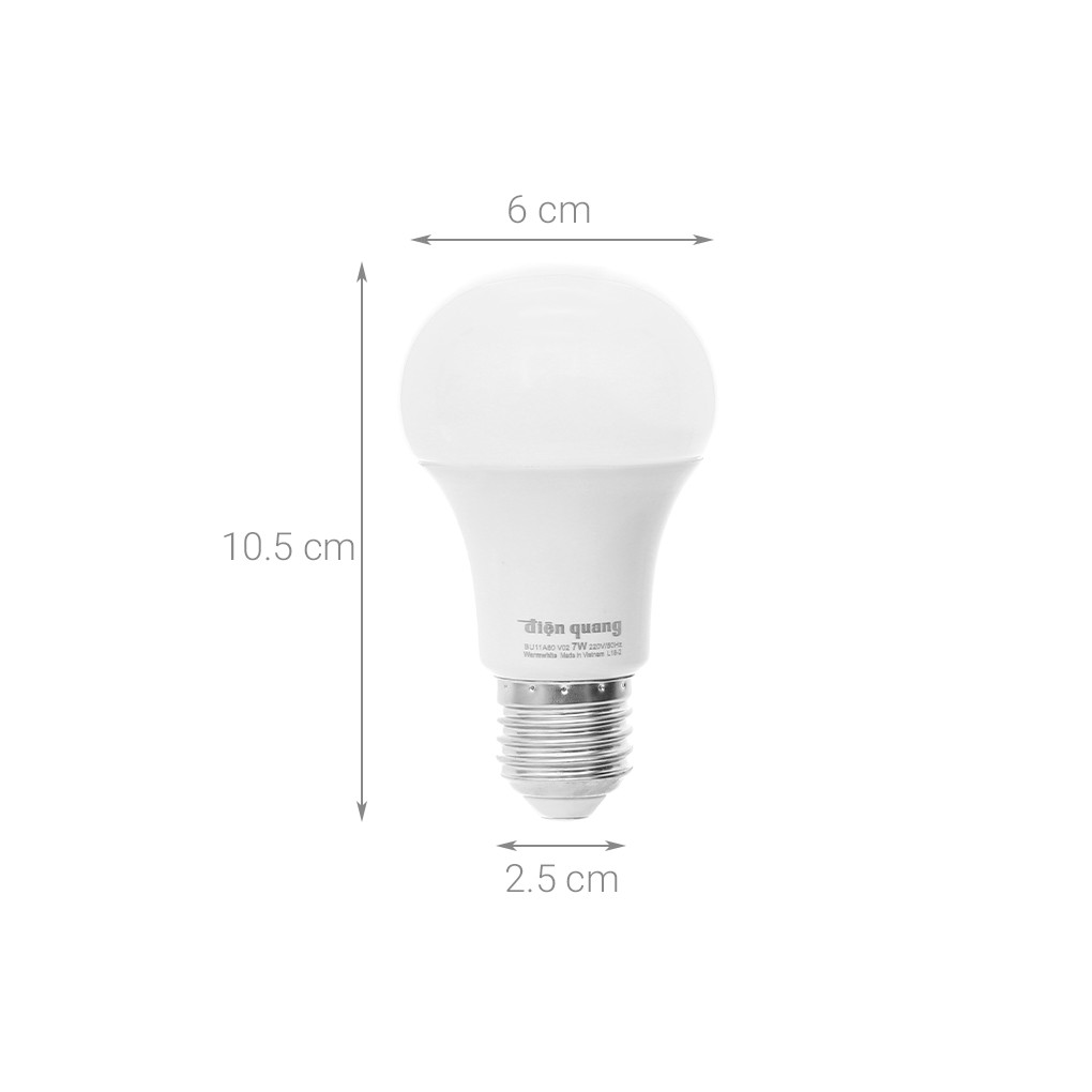 Bóng đèn LED Bulb Điện Quang 5W/7W/9W LEDBU11A60
