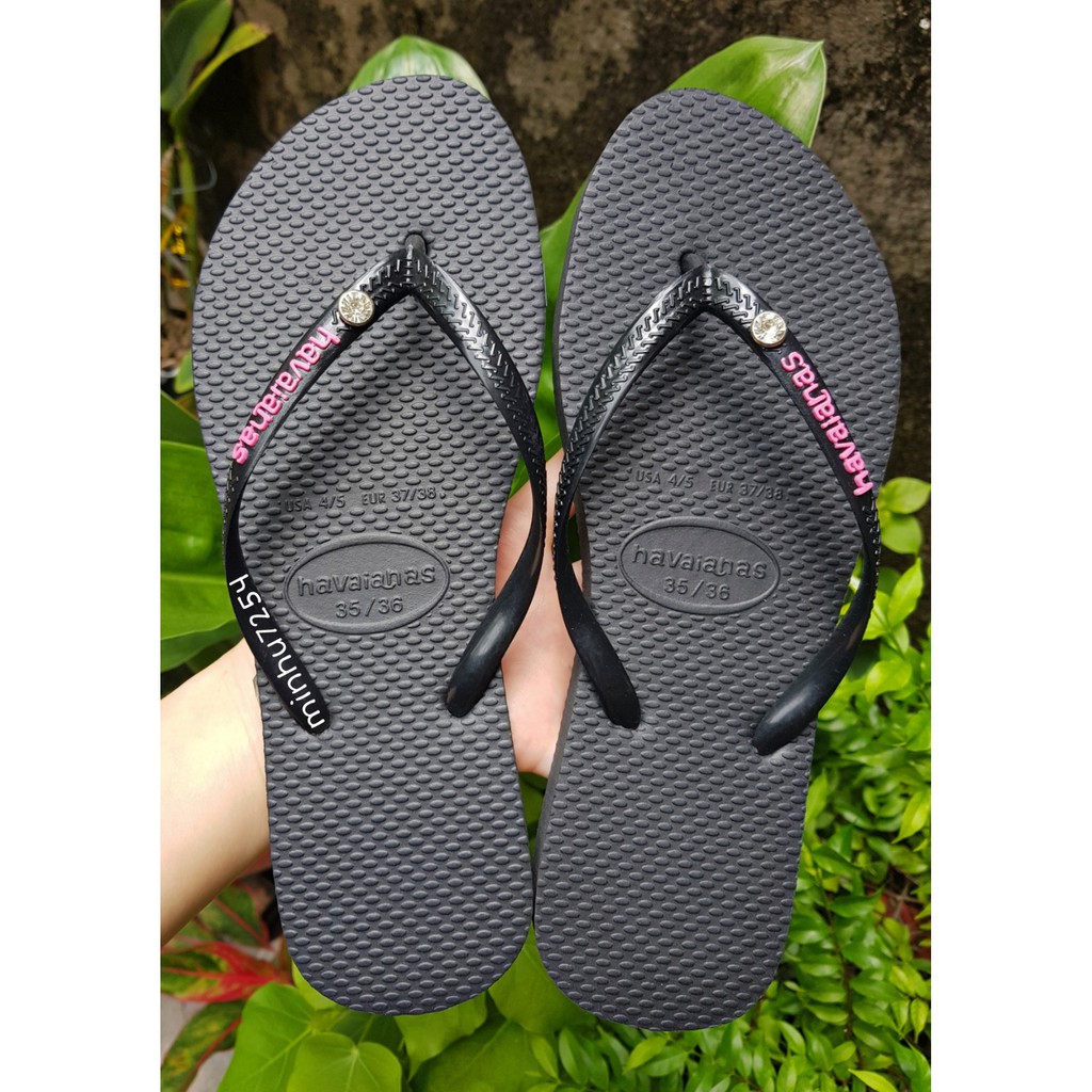 [CÓ SẴN_CHARM ĐÁ_HÀNG THÁI] DÉP HAVAIANAS NỮ