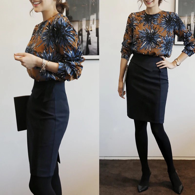 NEW!chân váy bút chì cạp vạt bèo nhún | BigBuy360 - bigbuy360.vn