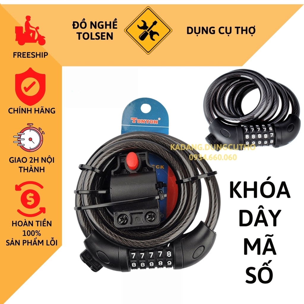 khoá dây chống trộm số tonyouy made in china