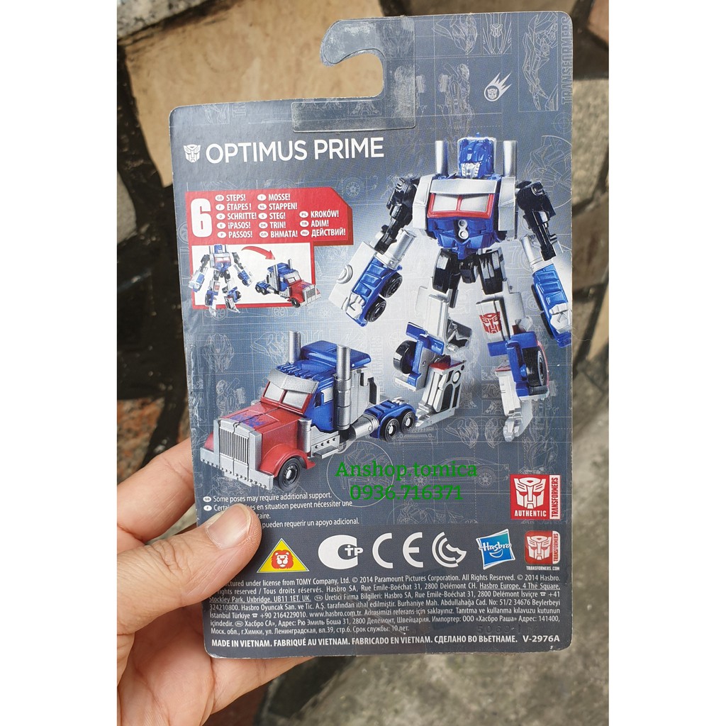 Robot biến hình Transformer - Hasbro Optimus Prime size Mini