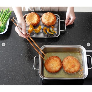 BỘ 2 CHẢO CHỮ NHẬT 22.9CM VÀ VỈ COOKEVER