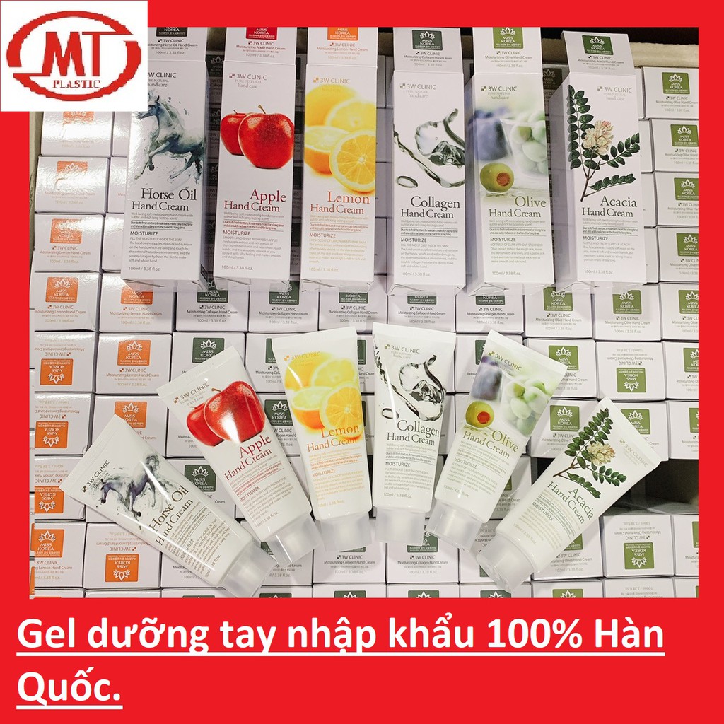 [chính hãng giá sỉ] Gel, kem dưỡng da tay trắng mịn 3w clinic Hàn Quốc date mới