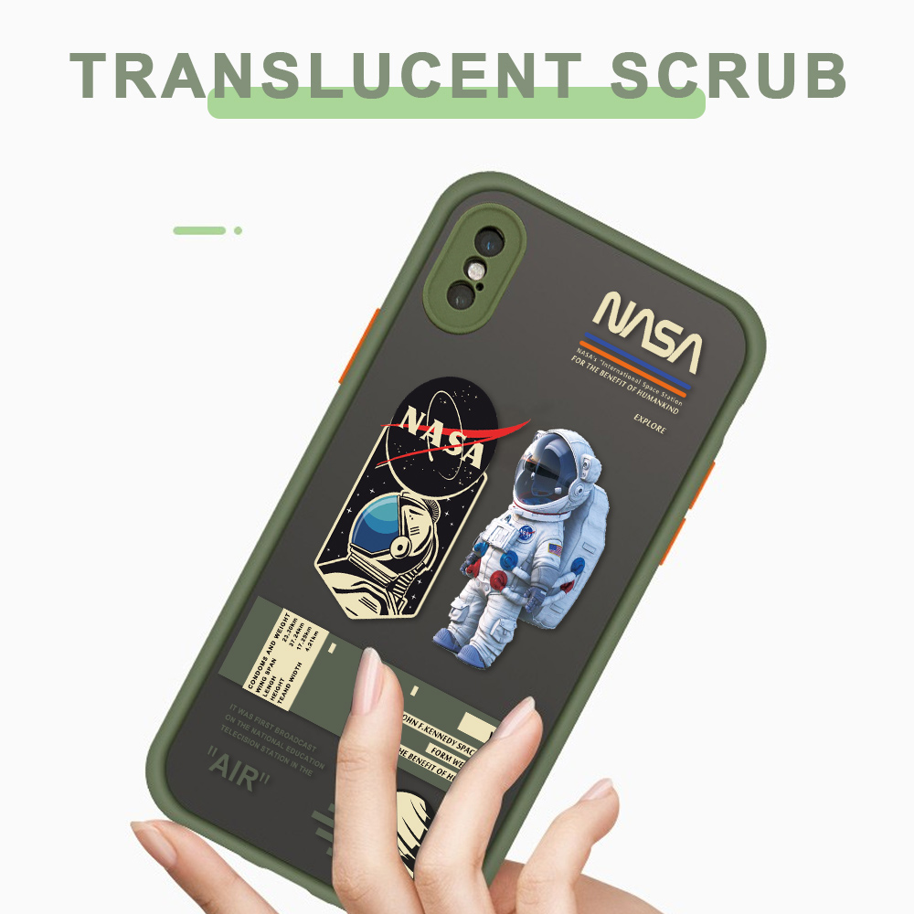 OPPO A9 A5 A12 A12E A3S A5S A7 A92 A93 A73 A53 A33 A52 A91 A31 2020 Cho Ốp lưng điện thoại In Hình NASA