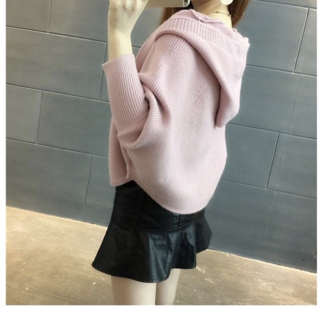 BÁN SỈ ÁO KHOAC LEN MŨ DÁNG NGẮN CHO NỮ | BigBuy360 - bigbuy360.vn