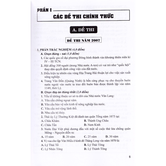 Sách - Tuyển tập 25 năm đề thi Olympic 30 tháng 4 Lịch sử 10 (2007 - 2019)