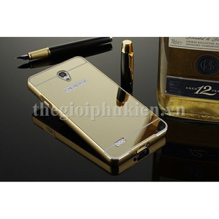 Ốp lưng viền kim loại lưng gương bóng cho oppo joy 3 a11.