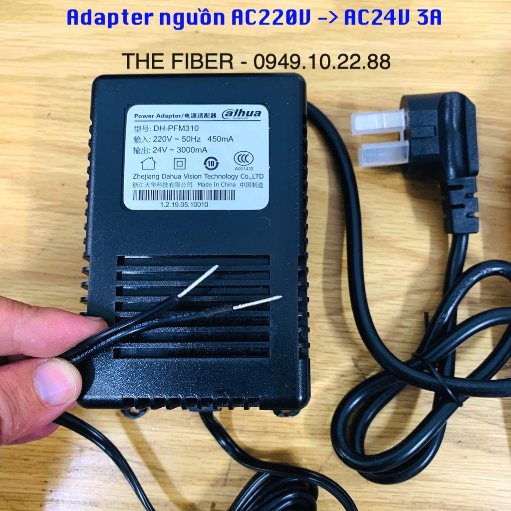 Adapter nguồn AC220V->AC24V 3A  - Dahua DH-PFM310