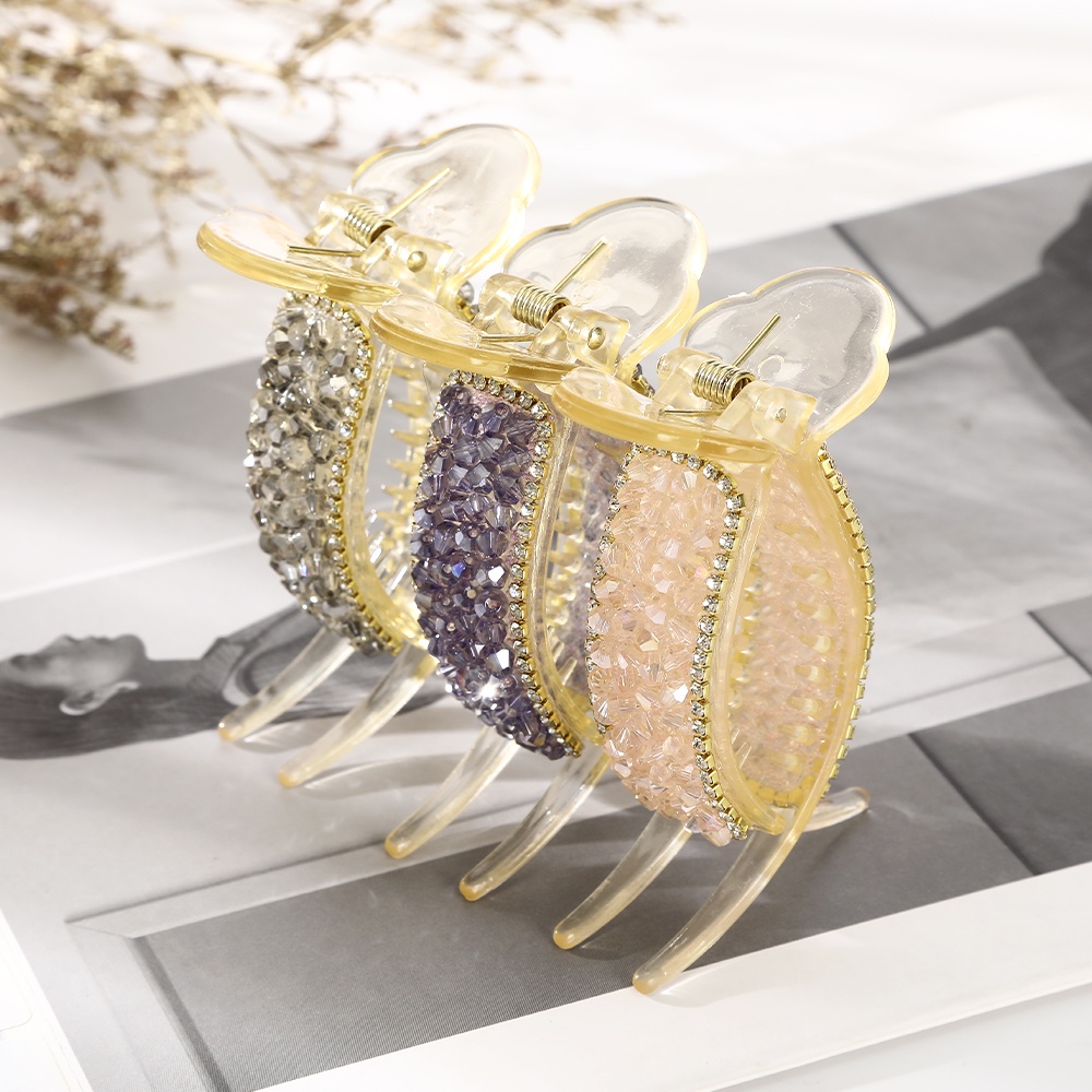 Kẹp tóc Haimeikang thời trang Hàn Quốc cao cấp đính đá rhinestone