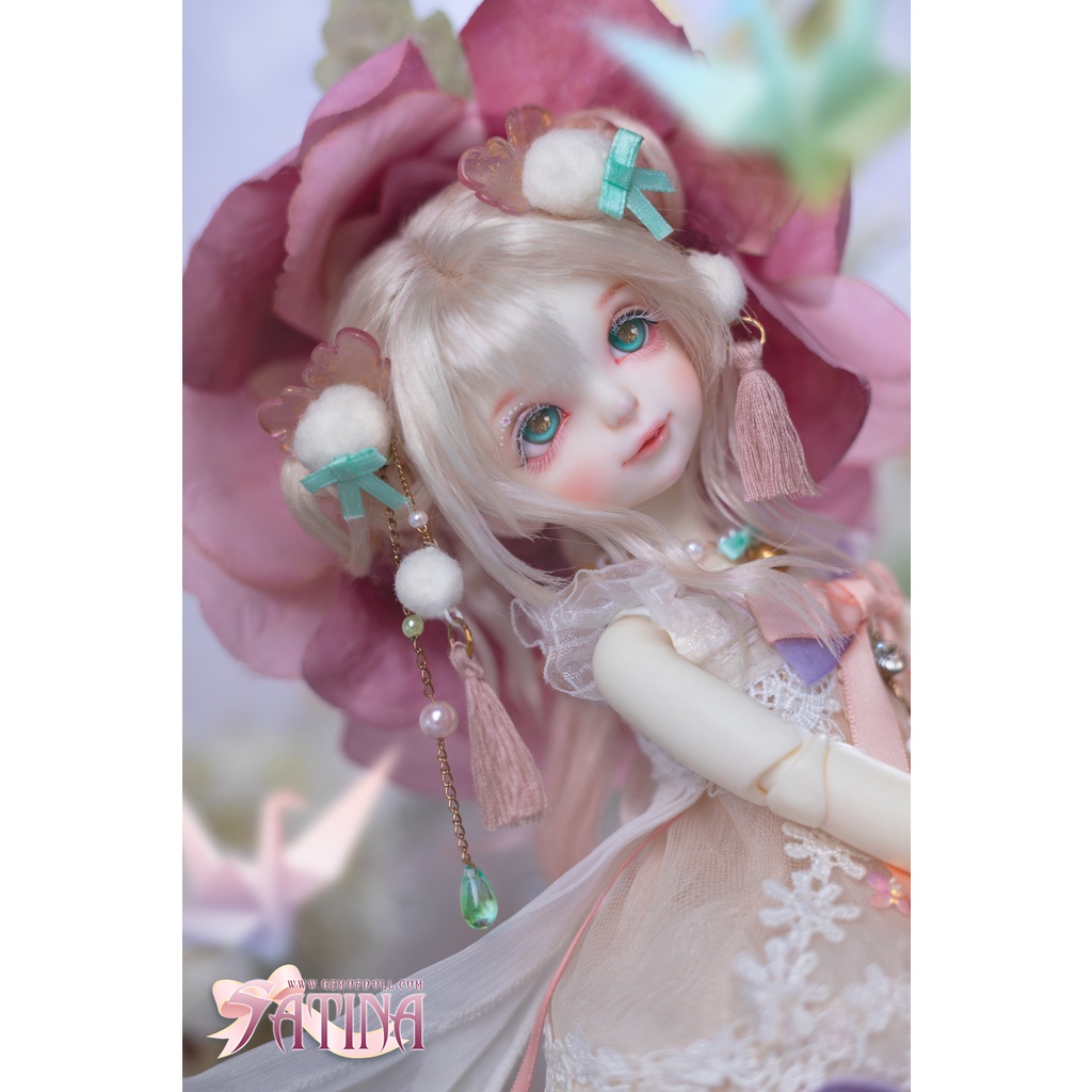 Bộ Búp Bê bjd 1 / 6 30 cm Bằng Lụa Satin Dễ Thương Cho Bé Gái Satina