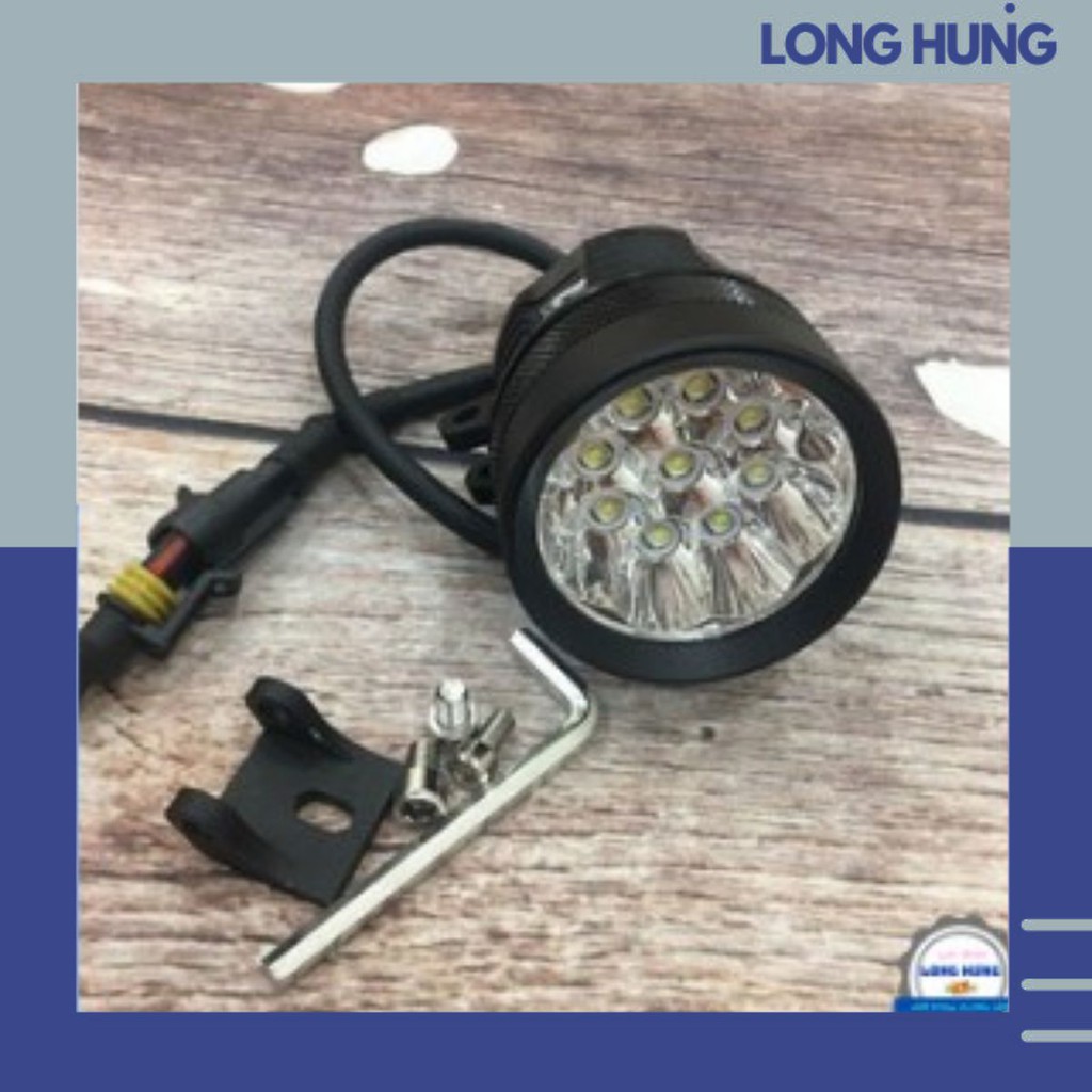 [SIÊU SALE] ĐÈN TRỢ SÁNG XE MÁY L9X, ĐÈN LED CỰC SÁNG CHO XE MÁY ĐI ĐÊM-DL9X