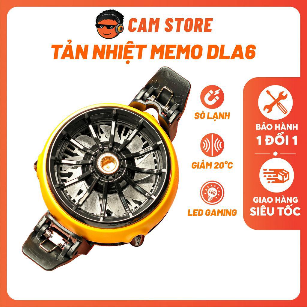 Quạt Tản Nhiệt Sò Lạnh MEMO DLA6 - Giảm 20 Độ, Sử Dụng Để LiveStream