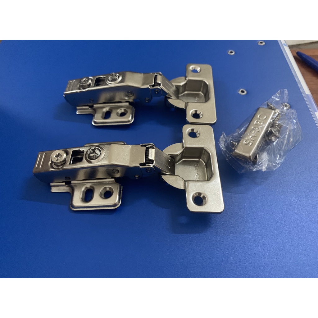 Combo 2 chiếc bản lề inox SH-ABC giảm chấn thủy lực. Bản lề tủ , bàn cao cấp