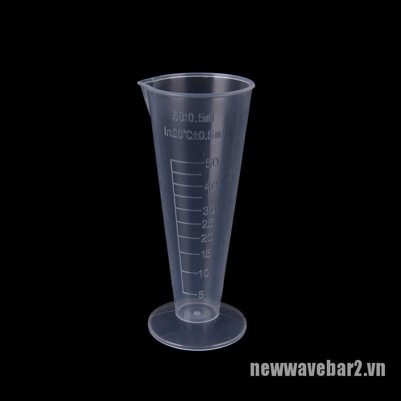 Cốc Đong Bằng Nhựa Trong Suốt Dung Tích 50Ml Tiện Lợi