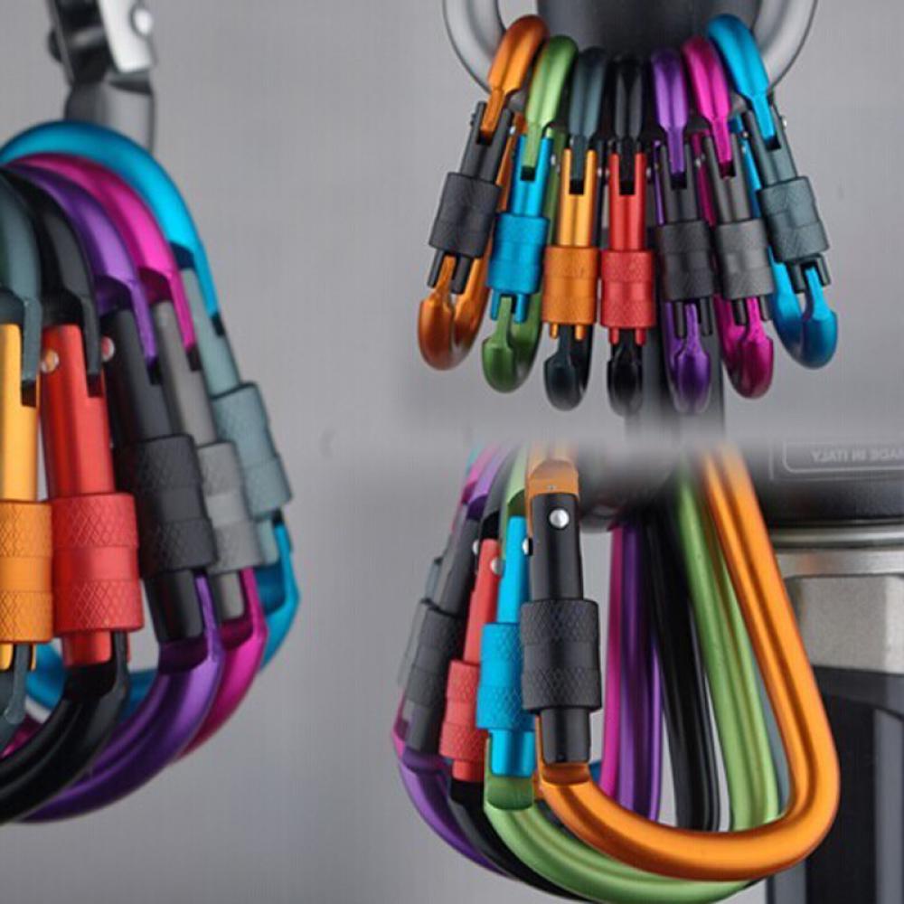 1 Chiếc Kẹp Nhôm EDC Hình Chữ D