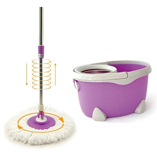 Chổi lau nhà tự vắt thông minh xoay 360 bền đẹp tiện dụng Gem Decor