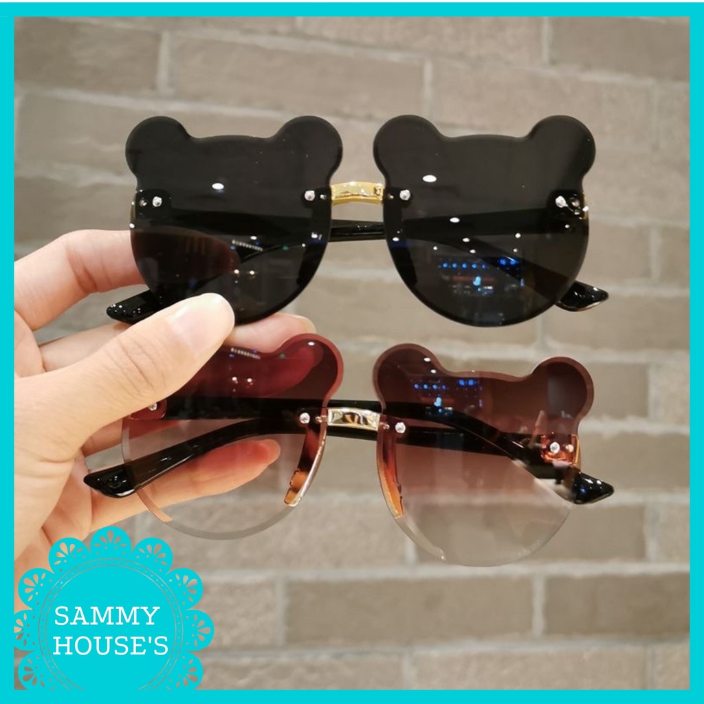 Kính mát, Kính râm thiết kế hình tai gấu xinh xắn dành cho bé SAMMY HOUSE'S