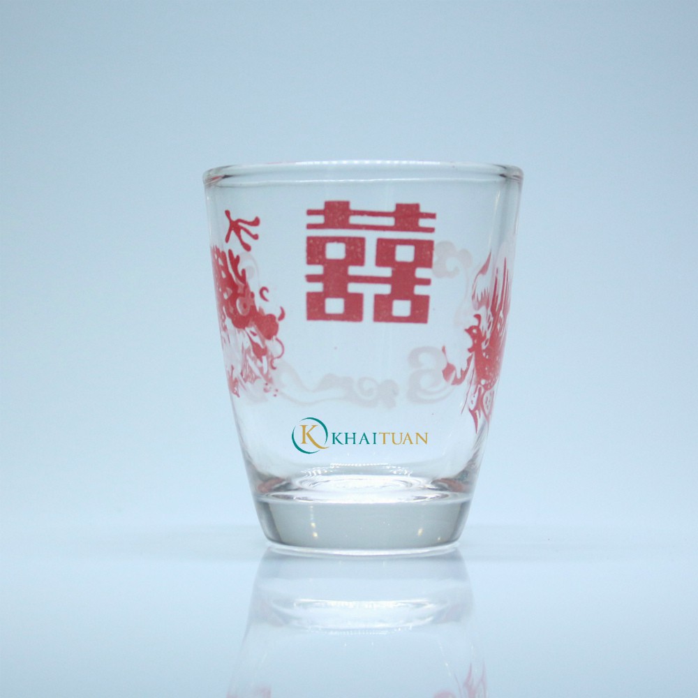 BỘ 12 LY THỦY TINH UỐNG TRÀ NHỎ 80ML - 14HBTVP