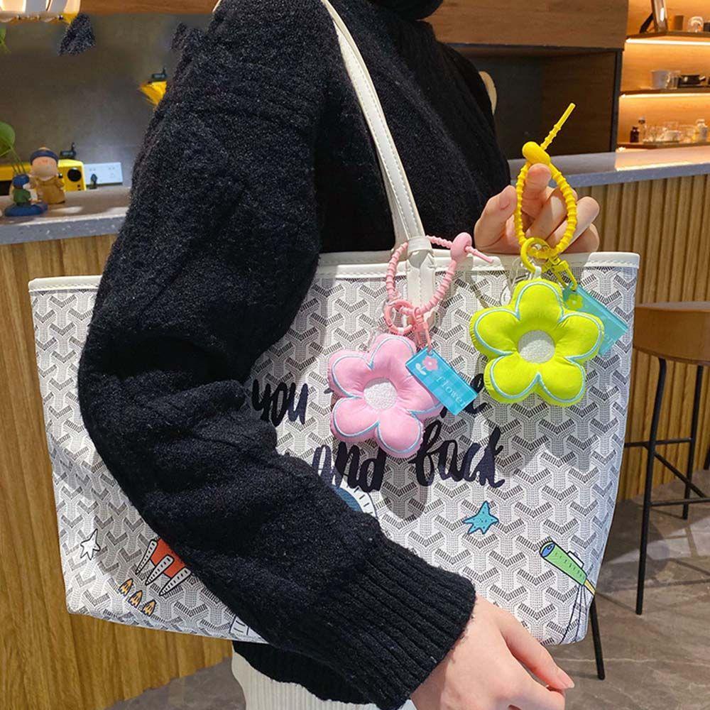 LANFY Móc Khóa Hình Búp Bê Nhồi Bông Mềm Handmade Dễ Thương