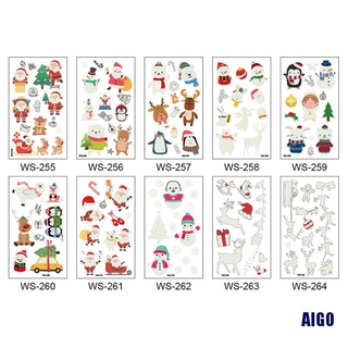 (Hàng Mới Về) Set 10 Hình Xăm Dán Dạ Quang Độc Đáo