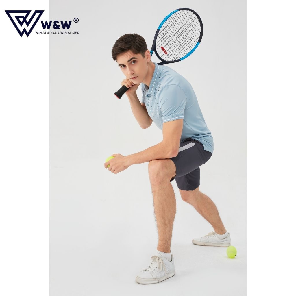 Quần Short Nam W&amp;W Thiết Kế Túi Kéo Khóa Tiện Lợi, Màu Sắc Đa Dạng Tinh Tế, Vải Thoáng Nhẹ, Mát Mẻ WSH36