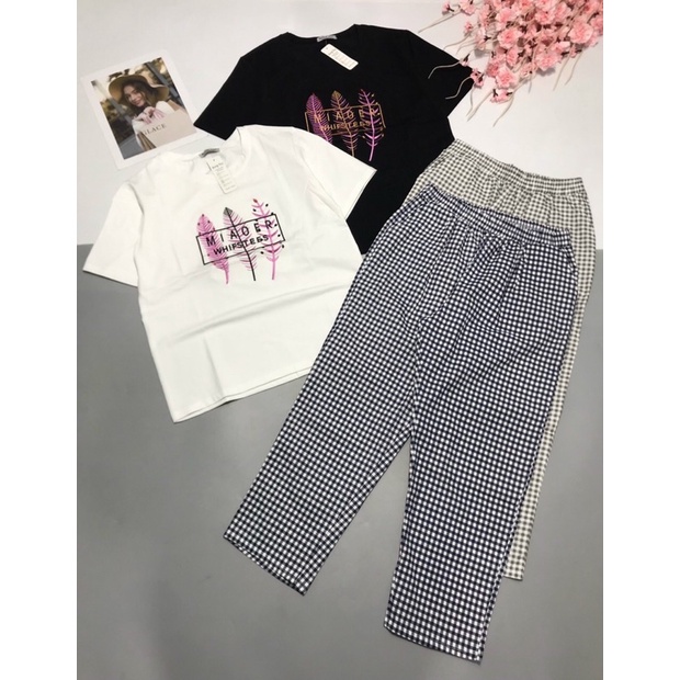 ĐỒ BỘ THUN COTTON PHỐI SỌC