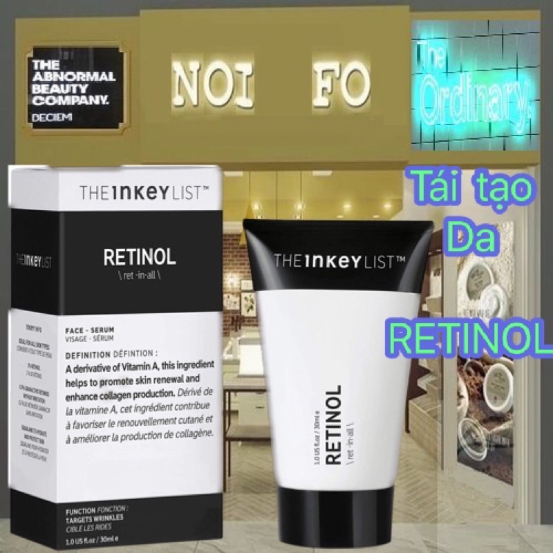 Serum chống lão hóa, giảm mụn, tái tạo da Retinol Inkey