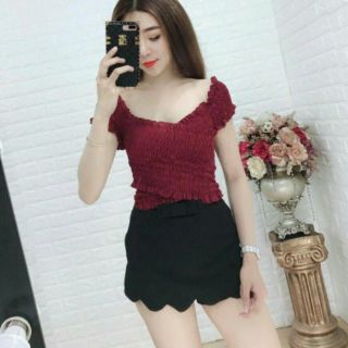 Áo đắp chéo kèm ảnh thật