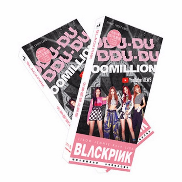 Postcard Blackpink Kill This Love hộp ảnh 30 tấm in hình thần tượng Hàn Quốc quà tặng trang trí xinh xắn