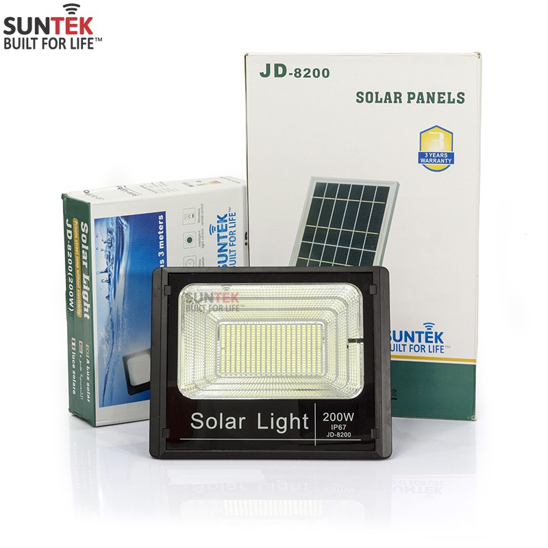 Đèn LED năng lượng mặt trời SUNTEK JD-8200
