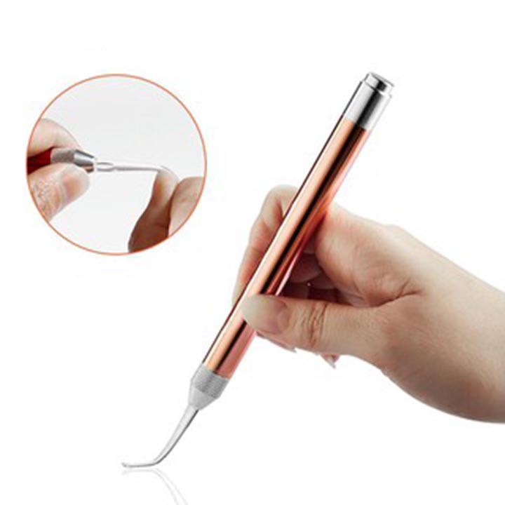 Bộ dụng cụ lấy ráy tai 3in1 inox có đèn led sang trọng
