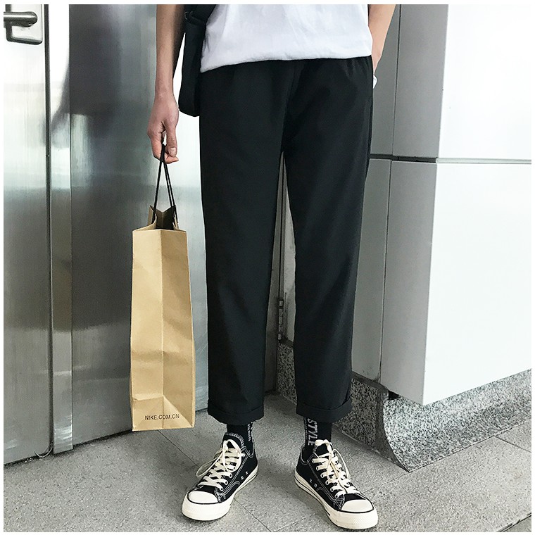 Quần Nam Kaki Basic Dáng Baggy Trơn Màu Dáng Suông Phong Cách Trẻ Trung Thời Trang MixxMen QUAN NAM 1000060V1