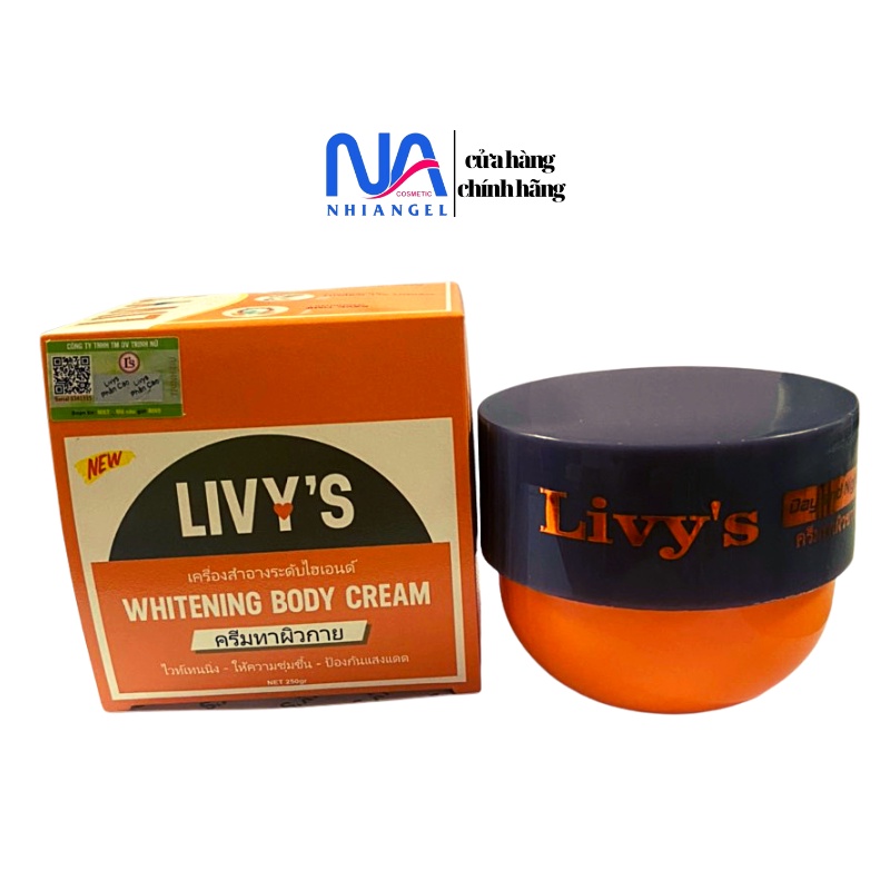 Kem Dưỡng Sáng Da Livy's Whitening Body Cream Thái Lan 250g