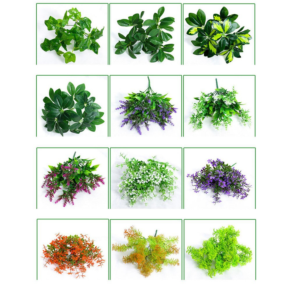 Chậu Hoa Giả 10 Loại Bằng Nhựa Nhiều Màu Sắc Trang Trí Nhà Cửa Phong Cách Mới