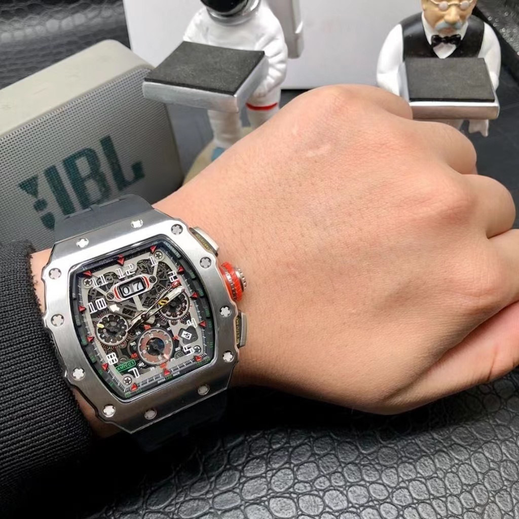 Đồng Hồ Thể Thao Richard Jessie Đa Năng Dây Silicone Cho Nam