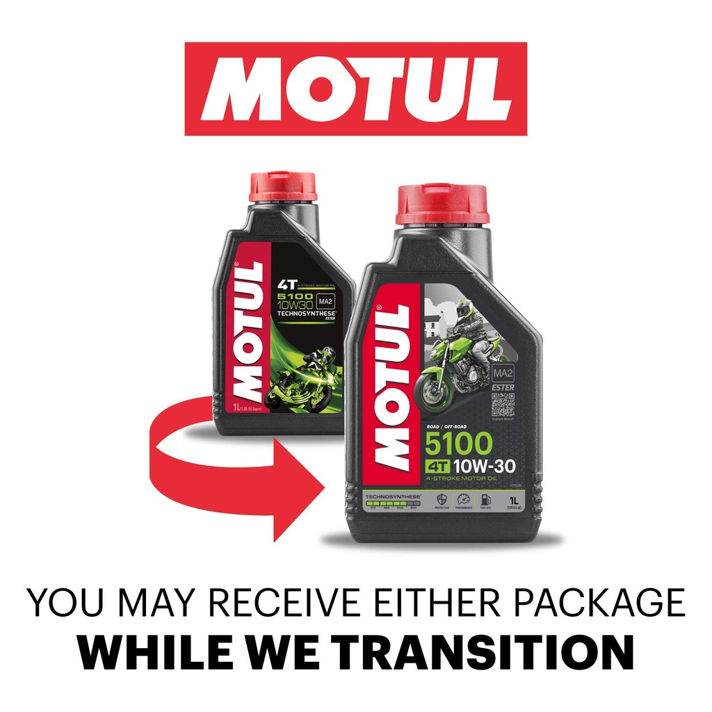Nhớt Motul 5100 10W30 dành cho xe số, tay côn mới