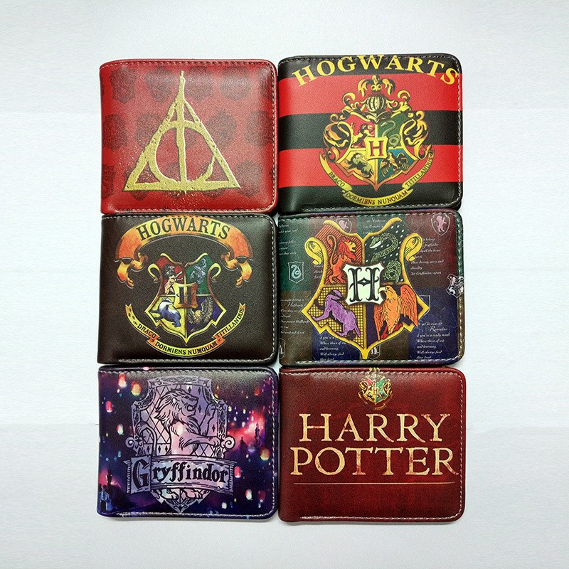 Ví Gập Da Pu In Hình Harry Potter