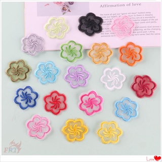 ♚ Ins - Miếng Dán Ủi Thêu Hoa Organza ♚ 1 Cái Tự May Thêu Trên Sắt Trên Huy Hiệu Miếng Vá