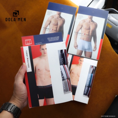 Quần Lót  Nam TAM GIÁC Tommy Hilifiger Có Cửa Vải Lụa Mát 4D Cực Mịn hàng Cao Cấp chính hãng