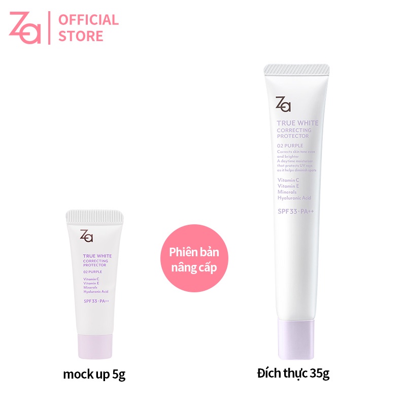 ZA Kem Lót Chống Nắng SPF 33 PA++ 5g Làm Trắng Da Che Khuyết Điểm