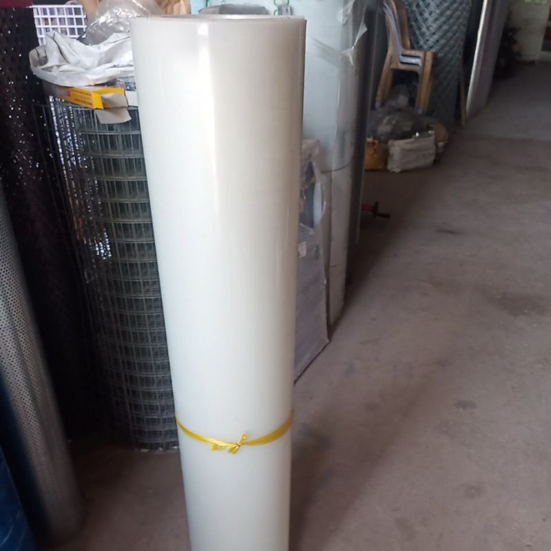 (Khổ cao 1.2m x dày 8 zem )Tấm tôn nhựa mờ PP tôn phẳng màu Trắng mờ Làm cổng Hoa - Backrop chụp hình đám cưới