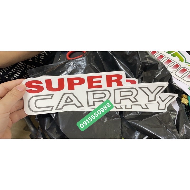 Tem chữ Suzuki ,Tem Euro4,Tem Euro2,Tem chữ Super carry