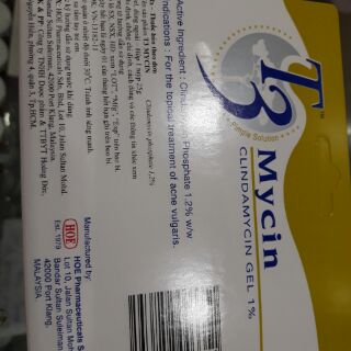 Kem T3 Mycin 25g - Đặc trị mụn trứng cá