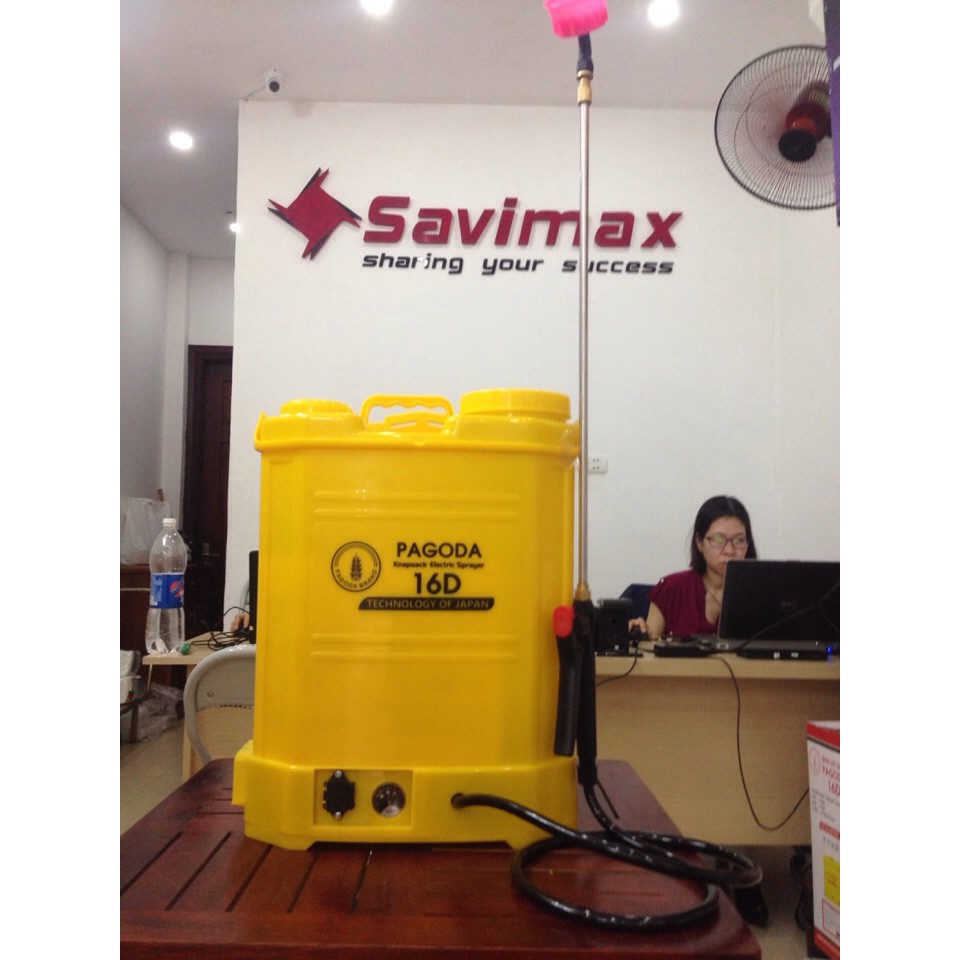 Bình xịt điện 16l đeo vai