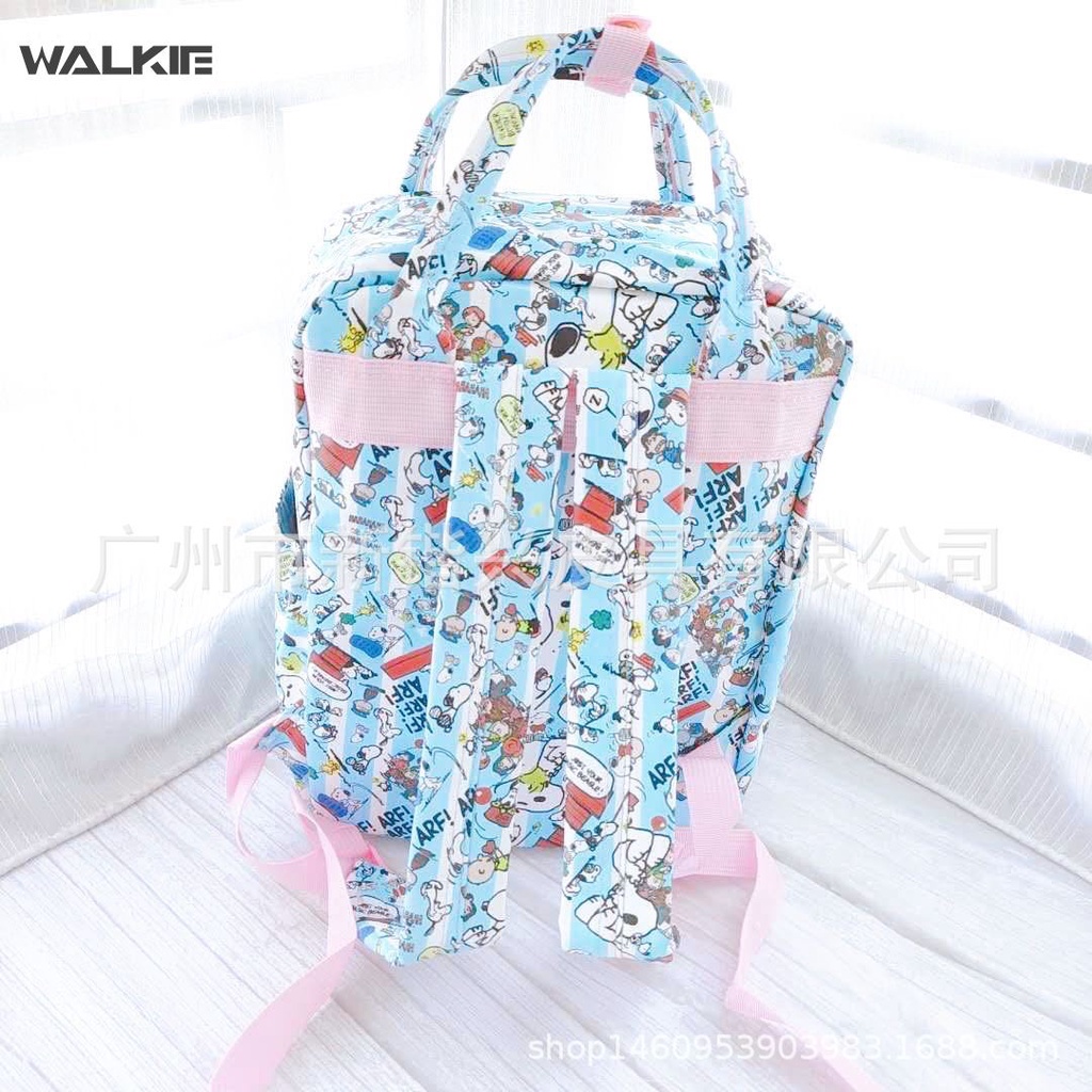 SANRIO Ba Lô Đi Học Cỡ Lớn In Họa Tiết Hoạt Hình Cinnamoroll Hello Kitty Dễ Thương Thời Trang Cho Học Sinh