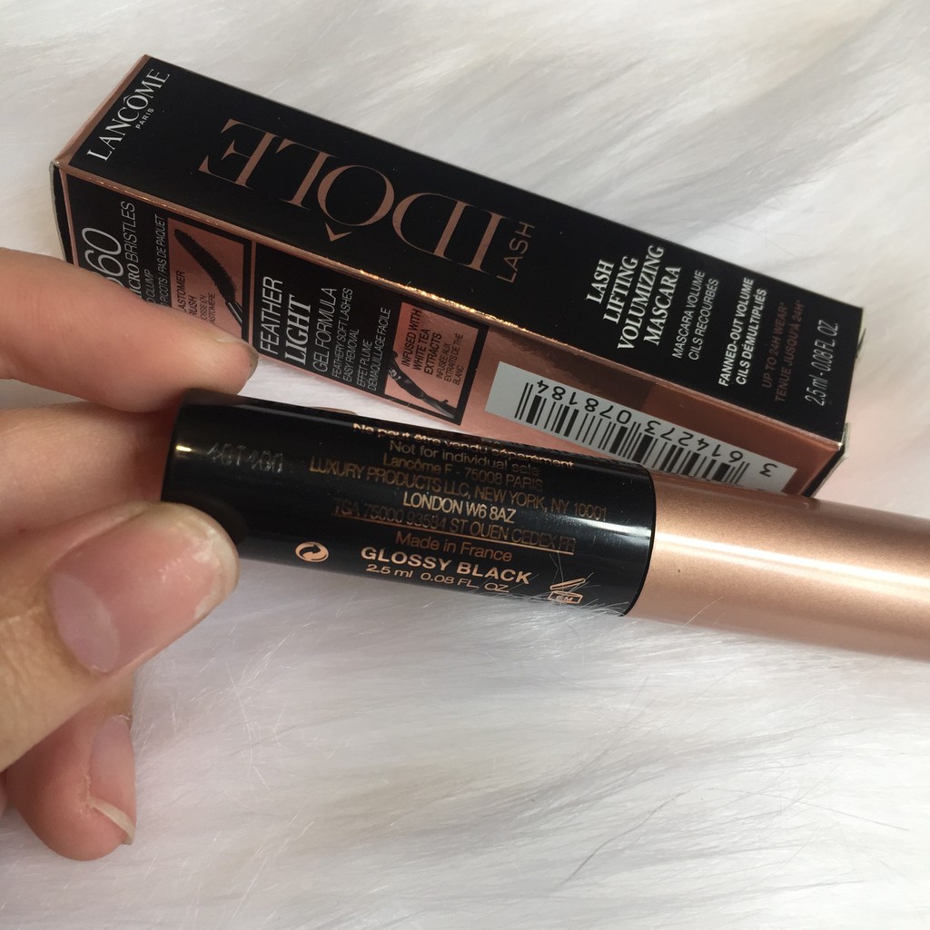 Chuốt Mi Mascara Lancome Lash Idole Lash Lifting Volumizing Mascara - 2,5ml - màu 01 Glossy Black