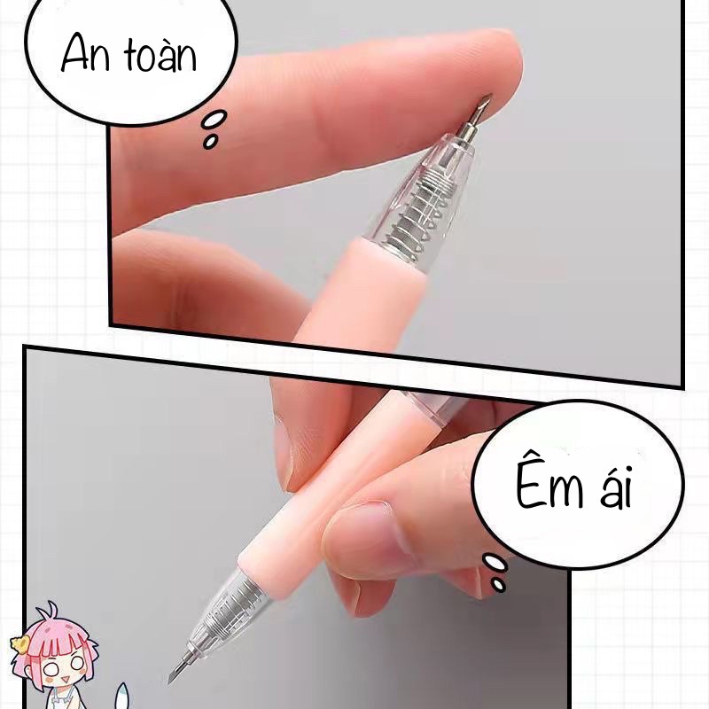 Bút Cắt Sticker, Cắt Giấy Màu Pastel Nhỏ Gọn Tiện Dụng