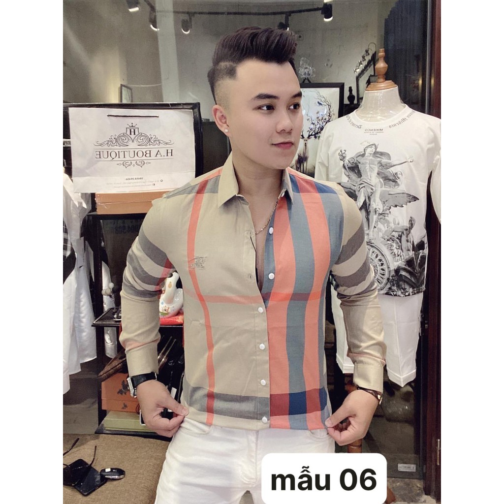 ÁO SƠ MI NAM THÊU HỌA TIẾT CAO CẤP KIỂU DÁNG HÀN QUỐC CHUẨN SOÁI CA SHOPMRVAN