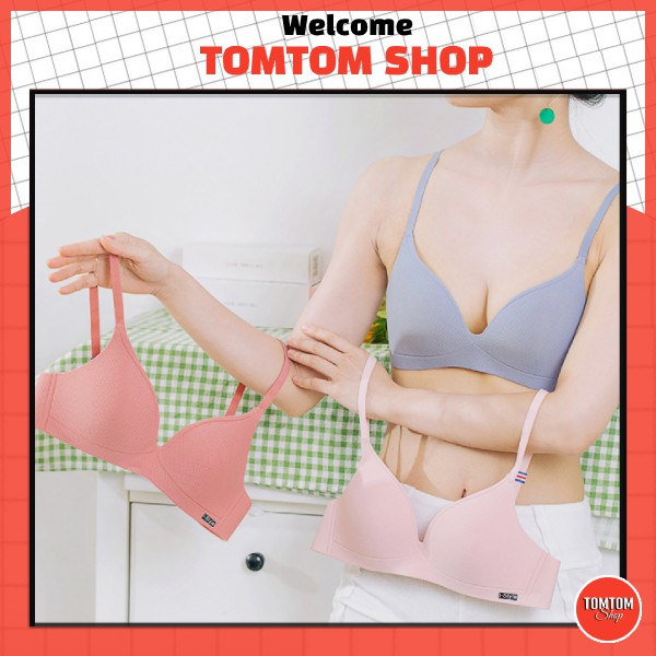 Áo Lót Nữ Đúc Su Trơn Không Gọng Nâng Ngực Chống Chảy Xệ AL03